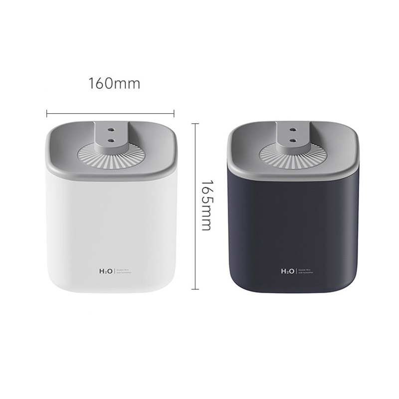 Fnelse 3L Air Humidifier Double Spray Diffuser USB For Bedroom