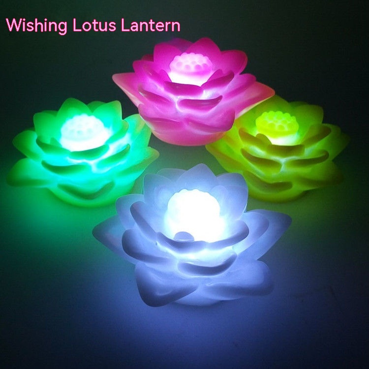 Đèn Ngủ Hình Hoa Sen Nhiều Màu Sắc Lãng Mạn Cho Bé