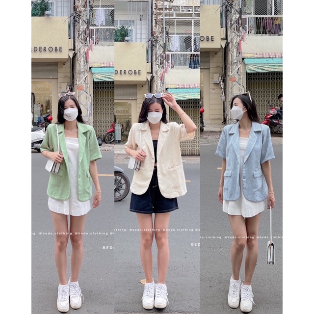 ÁO BLAZER DẠ TWEED