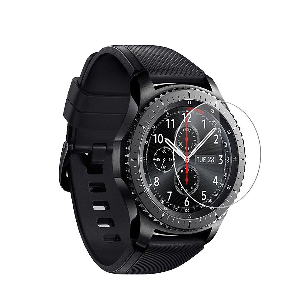 Set 2 Kính Cường Lực Cao Cấp Bảo Vệ Màn Hình Cho Đồng Hồ Samsung Gear S3 Frontier