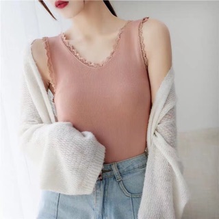 Áo len ba lỗ pha ren.sỉ 85k