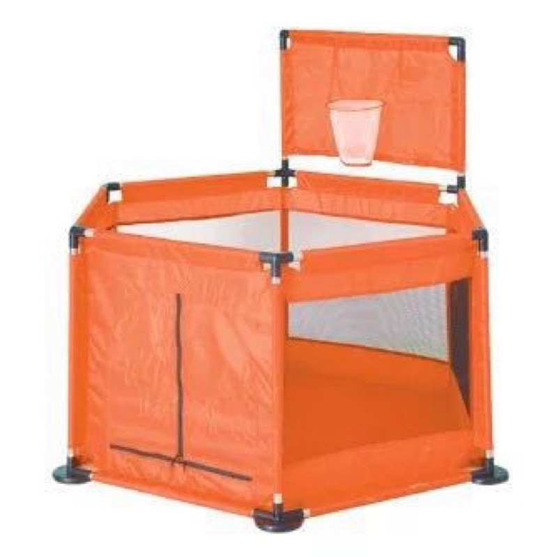 Quây cũi hình lục giác KHUNG NINOX CÓ BÓNG RỔ TẶNG KÈM 30 BÓNG NHỰA HOLLA CHO BÉ