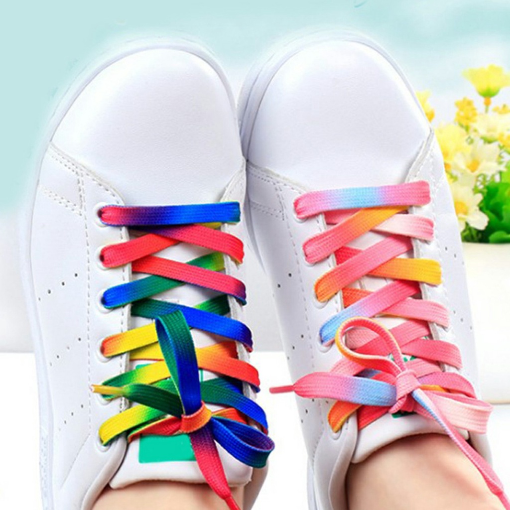Dây Giày Thể Thao Họa Tiết Nhiều Màu Thời Trang HKD34