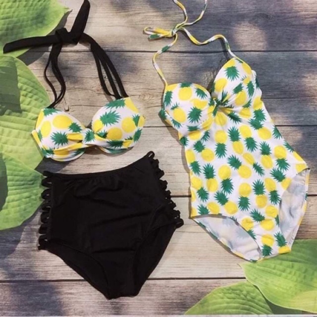 Bikini đồ bơi 1 mảnh trái thơm | BigBuy360 - bigbuy360.vn