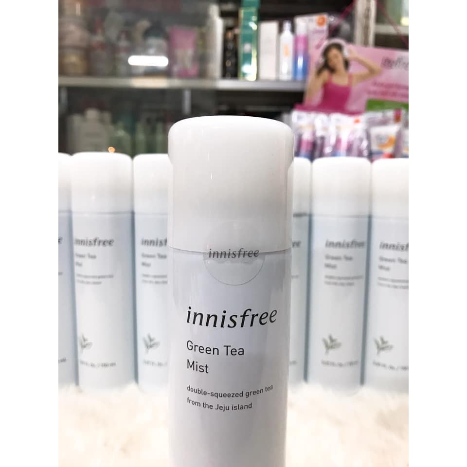 (50ml - 150ml) Xịt Khoáng Trà Xanh Innisfree Green Tea Mist Hàn Quốc