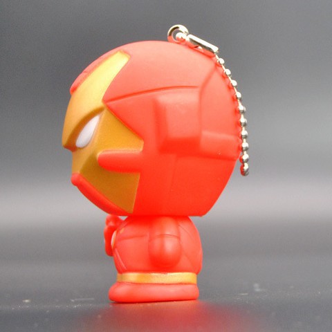 Móc khóa siêu anh hùng Captain và Ironman. Mẫu chibi kèm ảnh thật. shopee. vn|mochi04