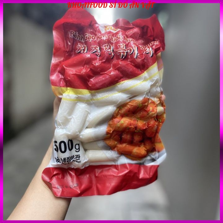 TOKBOKKI PHÔ MAI - BÁNH GẠO NHÂN PHÔ MAI HÀN QUỐC ĂN LIỀN 500G | BigBuy360 - bigbuy360.vn