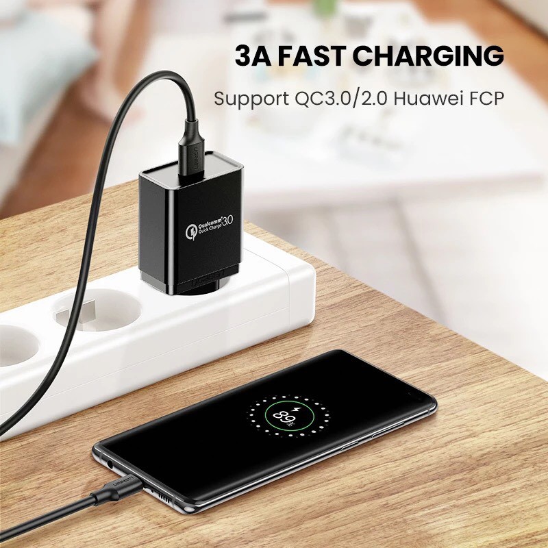 Cáp USB Type C to USB 3.0 Chính Hãng Ugreen 20881 20882 20883 20884 US184 (Sạc nhanh QC 3A)