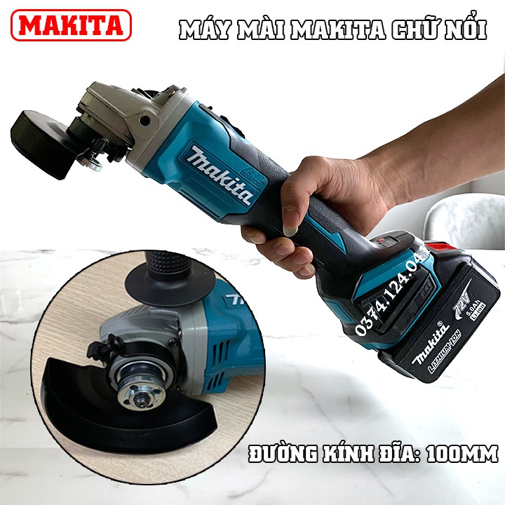 Máy Mài Dùng Pin MAKITA 199V Động cơ BL không than - 100% Đồng, Máy mài - cắt sắt, tường, gỗ, nhôm