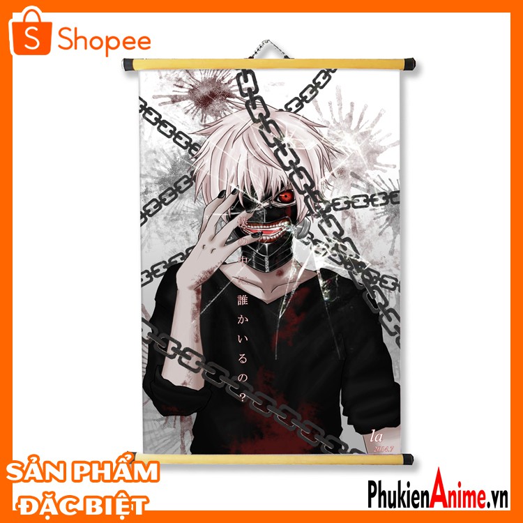 Shop Anime Hcm - Tranh treo vải 40x60 Anime Tokyo Ghoul