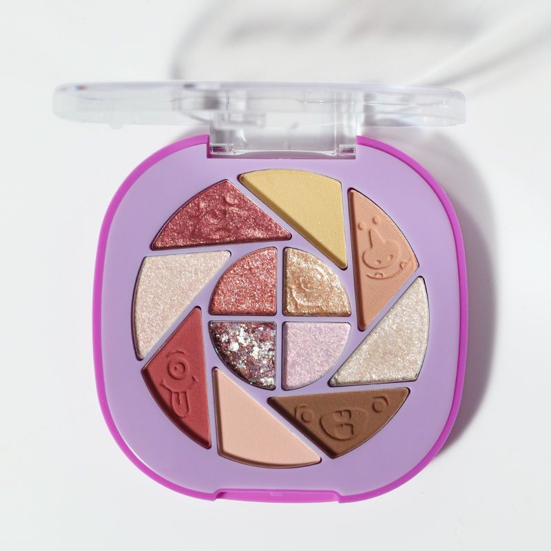 Bảng Phấn Mắt Colorgrid Little Monster Twelve Nhiều Màu Sắc Cho Người Mới Bắt Đầu