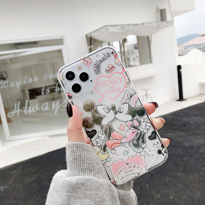 Ốp Điện Thoại In Hình Chuột Mickey / Minnie / Vịt Donald Đáng Yêu Cho Iphone Xs Pro Max Se2 I7 I8 I6 Donald Duck