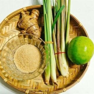 Bột sả nguyên chất dùng để ướp thịt, hải sản-Lemongrass ground