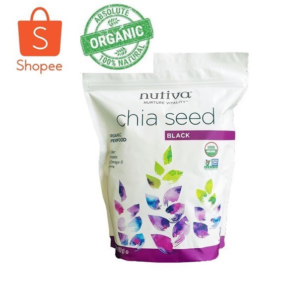 Hạt chia Nutiva Organic Chia Seed 907g_Mỹ