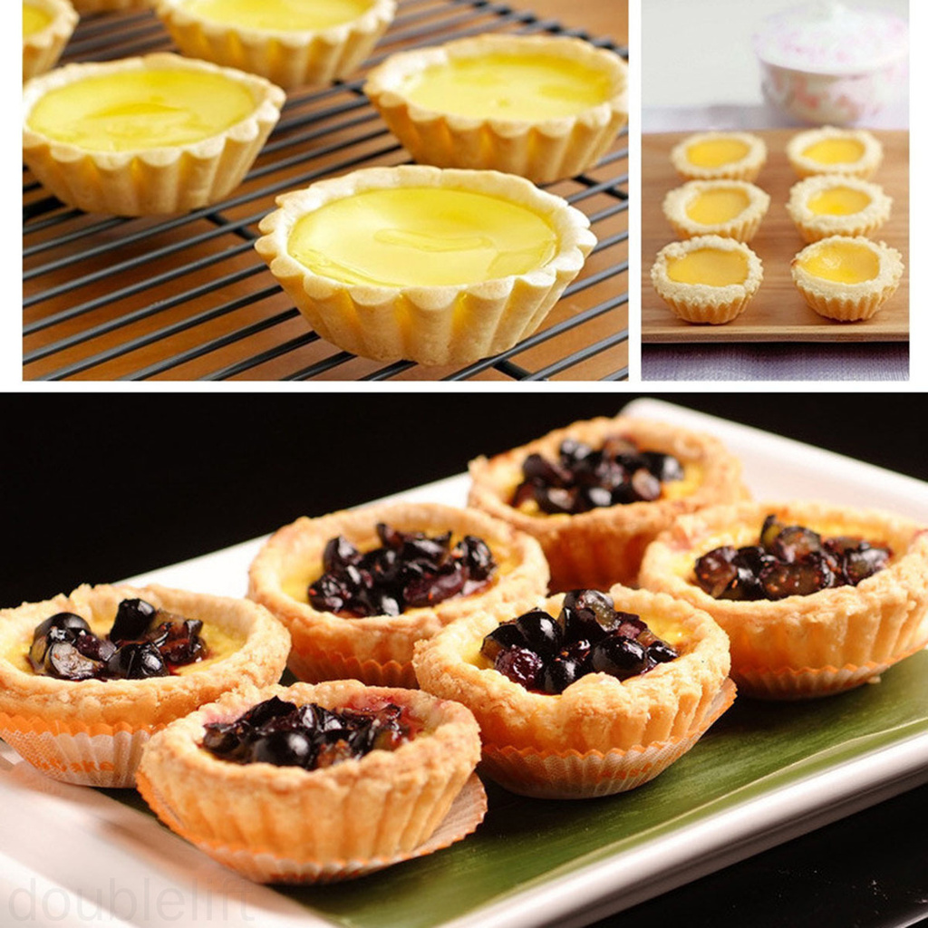 Khuôn Làm Bánh Tart Trứng Chống Dính Bằng Thép Carbon