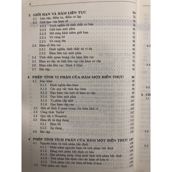Sách - Giáo trình Giải tích thực một biến