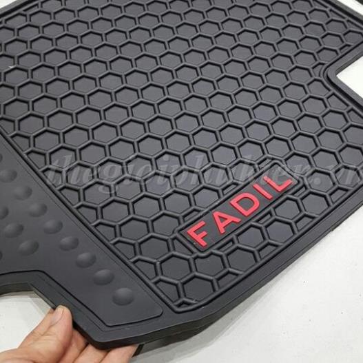 HÀNG CAO CẤP|Thảm Lót Sàn Cao Su Xe Ô TÔ Vinfast Fadil Mẫu tổ ong -không gây mùi,cao su đúc,Vừa form xe, dễ vệ sinh