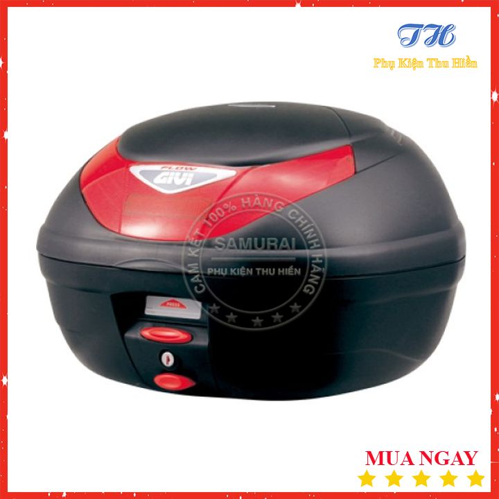 Combo Thùng Sau Givi E350N + Baga Sau Givi MV + Đế Gắn Thùng Givi MP60N Gắn Cho Xe Winner 150/X - Exciter 2009/2011/150