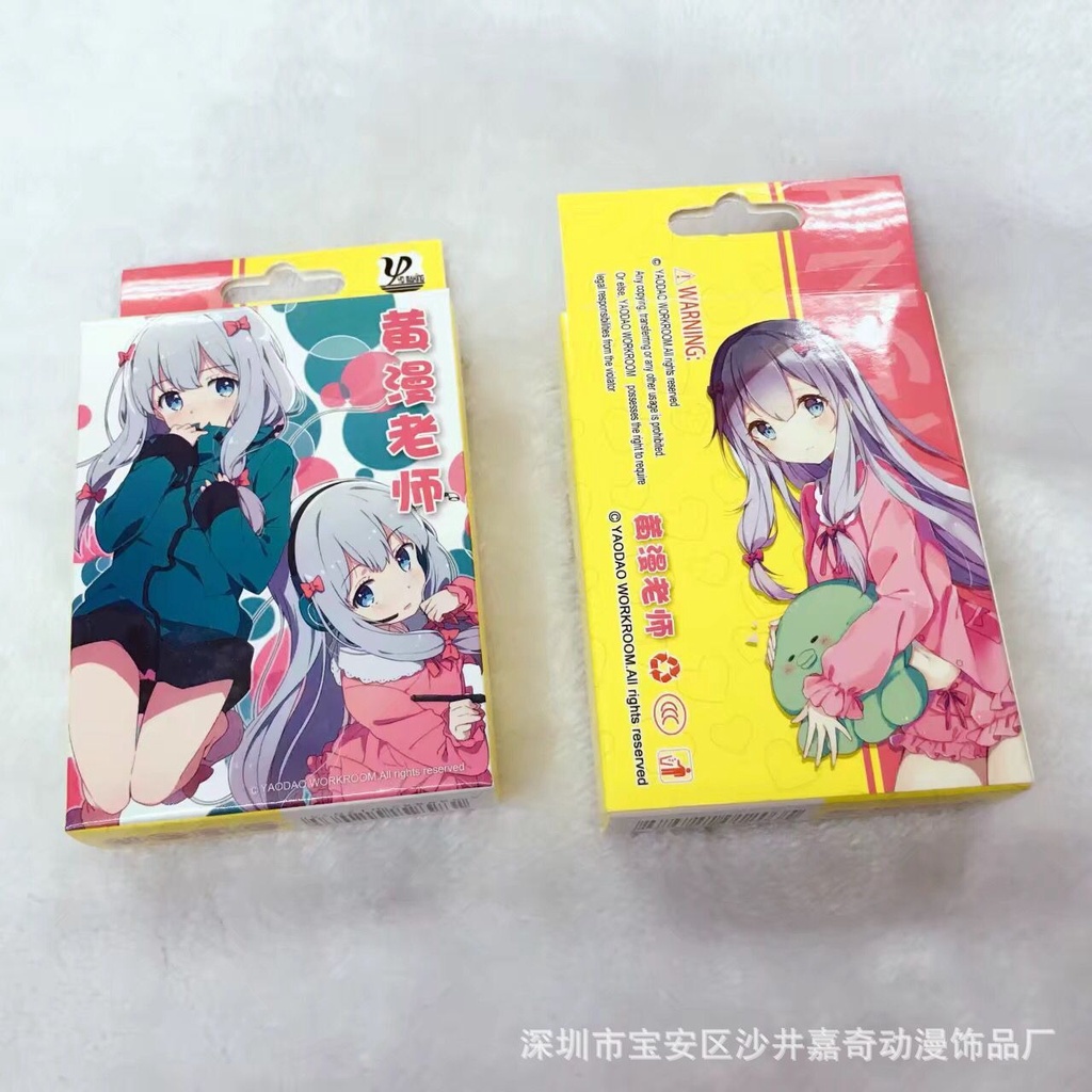 Bộ thẻ bài in hình EM GÁI TÔI LÀ ÔNG HOÀNG MẪN 54 lá khác nhau bộ tú bài tây anime manga chibi xinh xắn