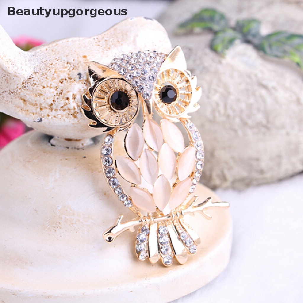 Đẹp Mắt | Trâm Cài Khăn Choàng Hình Chim Cú Cổ Điển