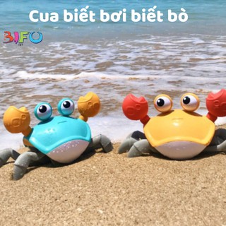 Đồ chơi cho bé cua bò bơi lội bé dắt đi chơi siêu thích