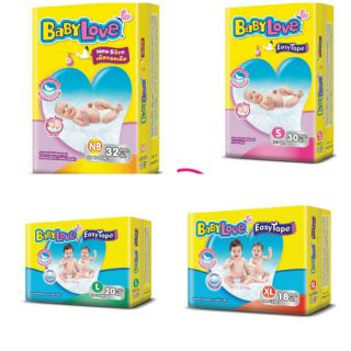 Thanh lý tã dán baby love nb32/s30/l42/xl18