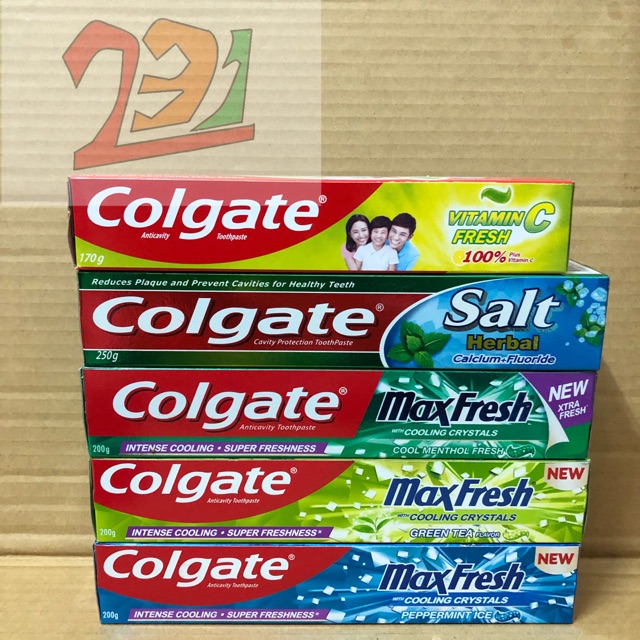 [ 170g-200g-250g ]Hộp Kem Đánh Răng Colgate