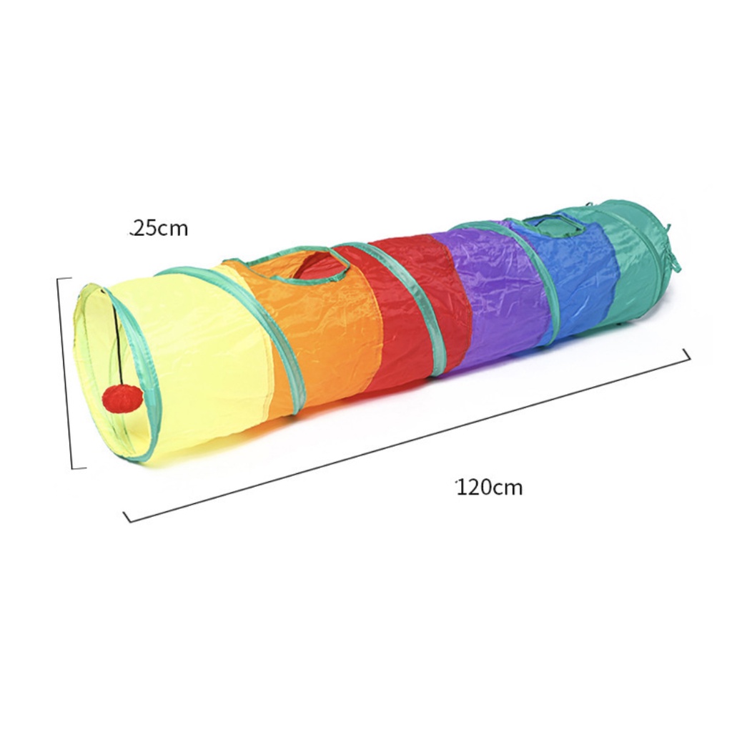 Đồ chơi cho mèo đồ chơi đường hầm mèo siêu thích có thể xếp gọn