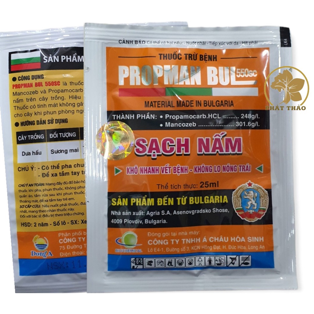 Thuốc trừ nấm Propman Bul 550SC - SẠCH NẤM - Diệt Sạch Nấm Bệnh - 25ml