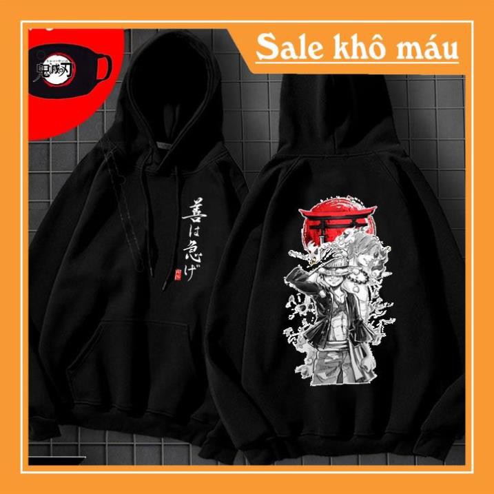 Áo Hoodie Luffy Ace One Piece cực HOT khuyến mại khủng giá rẻ dẹp