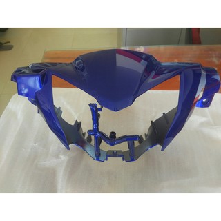 Ốp đầu trước (Nắp trước tay lái) Exciter 2011 - 2014 xanh GP