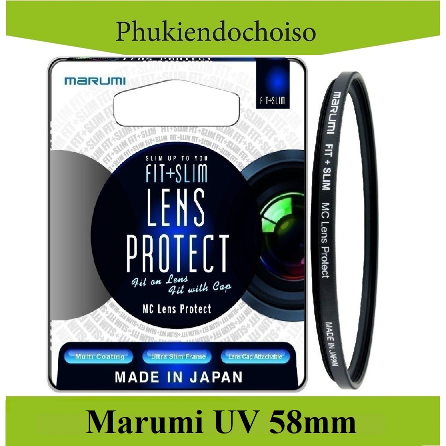 Filter Kính lọc Marumi Fit and Slim MC Lens protect UV 58mm