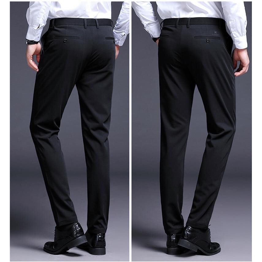 Quần âu nam chất vải tuyết mưa ,co giãn 4 chiều dáng ôm body chống nhăn | BigBuy360 - bigbuy360.vn