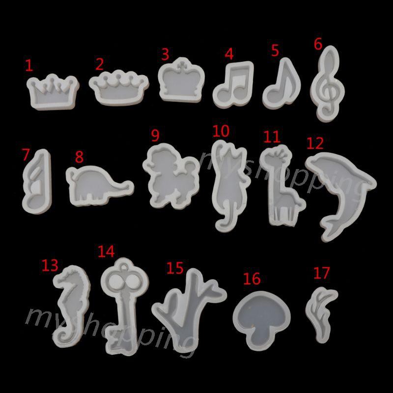 Khuôn silicone hình động vật dùng làm trang sức