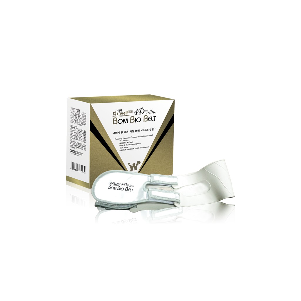 Đai 4D định hình khuôn mặt Vline It's Well Plus Hàn Quốc (Tặng 01 Sữa rửa mặt 150 ml) | BigBuy360 - bigbuy360.vn