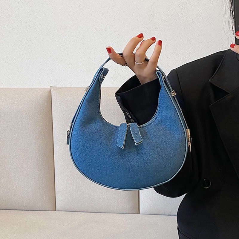 IELGY Túi Đeo Vai Họa Tiết Mặt Trăng Chất Lượng Cao Phong Cách Pháp Dành Cho Nữ