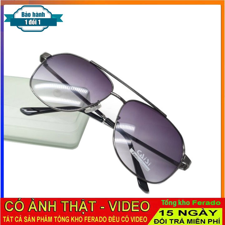 Kính mát nam nữ CAZI thời trang mắt vuông