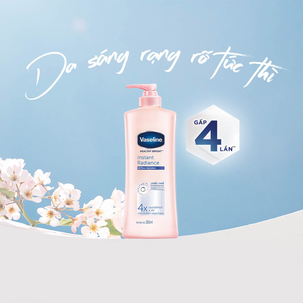 Sữa Dưỡng Thể Trắng Da Tức Thì Vaseline Healthy White Instant Fair Lotion