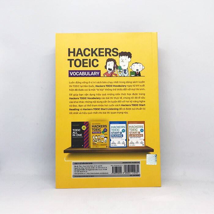 Sách - Hackers TOEIC Vocabulary Tặng Kèm Bookmark