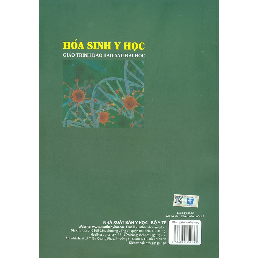 Sách - Hóa Sinh Y Học (Giáo Trình Đào Tạo Sau Đại Học)