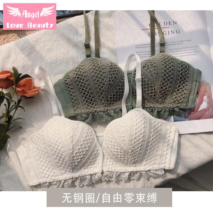 Bộ Đồ Lót Cài Nút Trước Không Gọng Quyến Rũ Cho Nữ