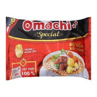 combo 5 gói OMACHI BÒ HẦM SỐT VANG THỊT THẬT