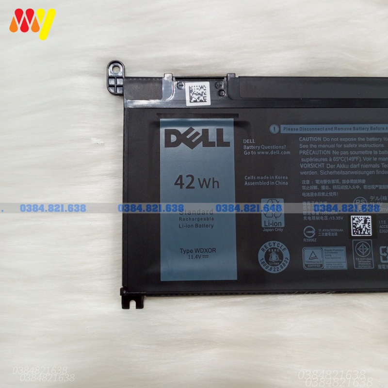 Pin Laptop Dell Inspiron 13-5000 13-7000 3481 3580 3581 3593 7378  Y3F7Y 3CRH3 T2JX4 WDX0R P66f NEW 100%