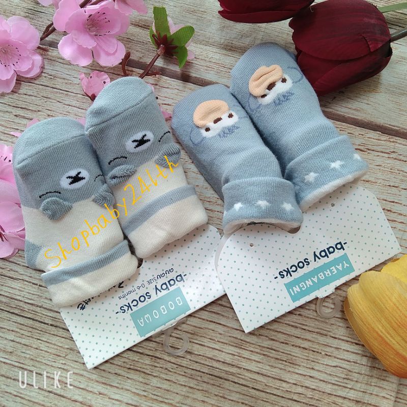 Tất vớ dễ thương xinh xắn  cho bé, chất liệu cotton mềm, thoáng mát( từ 0 đến 6 tháng)