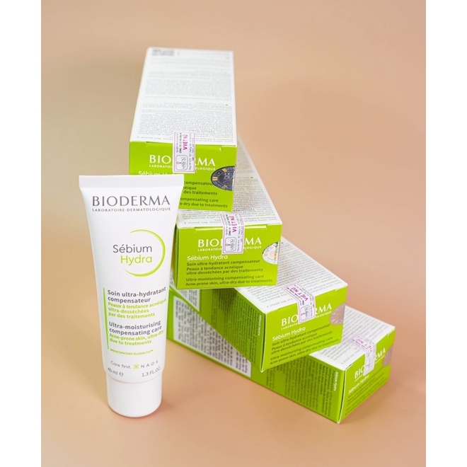 Kem dưỡng ẩm Bioderma Sebium Hydra dành cho da mụn nặng