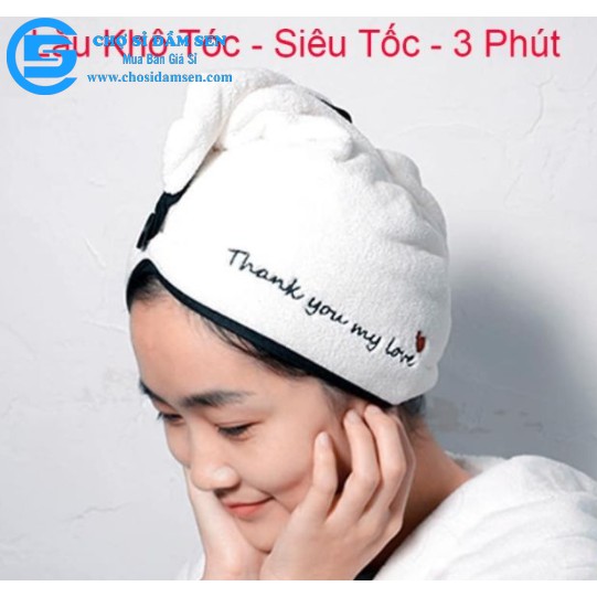 Khăn lau Tóc thần thánh – Khăn quấn đầu làm khô tóc mềm mịn