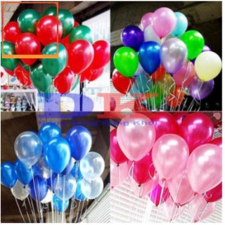 [Rẻ Vô Đich] Set 100 bóng tròn 30cm trang trí sinh nhật