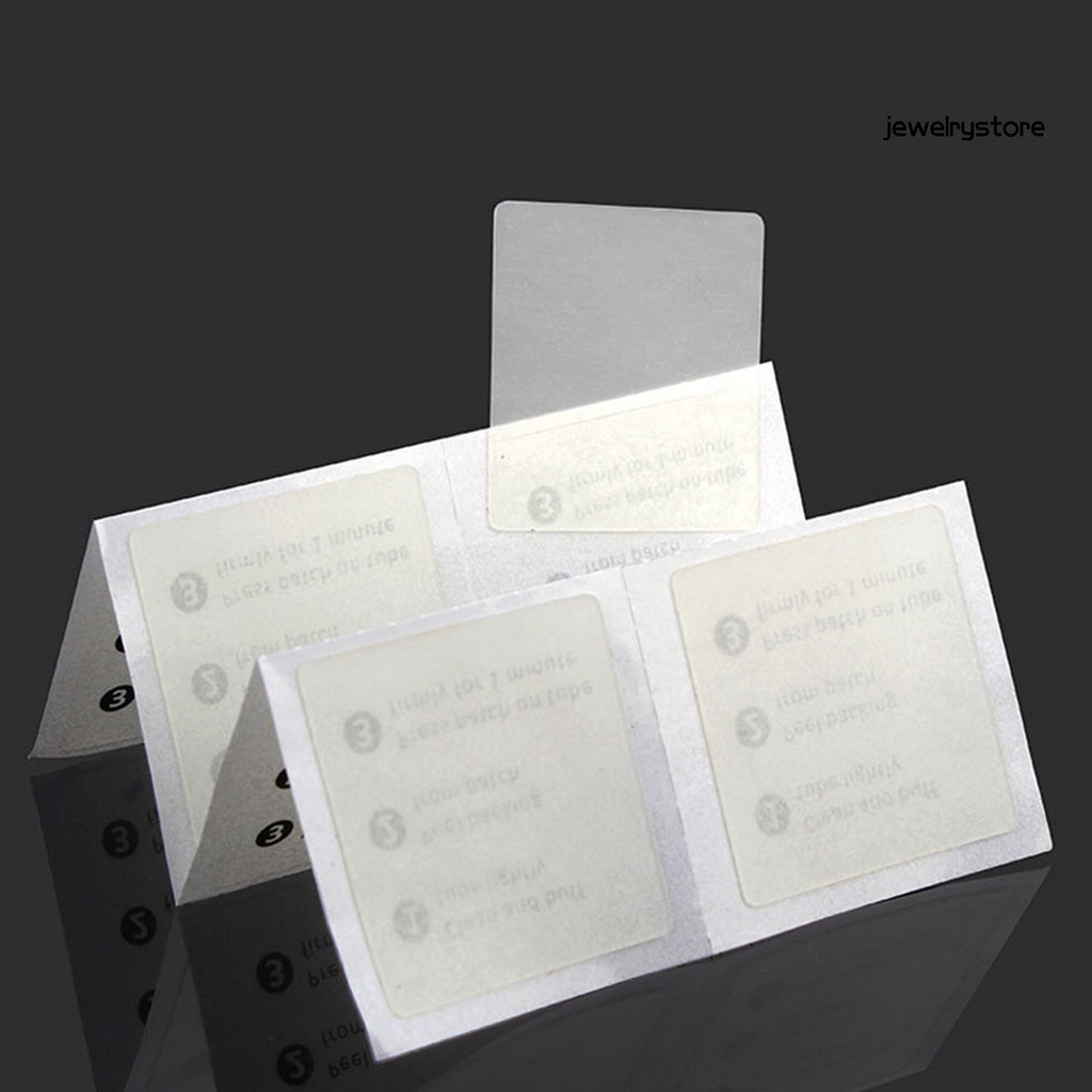 Bộ 8 Miếng Vá Lốp Xe Đạp Bằng Cao Su Trong Suốt Siêu Dính