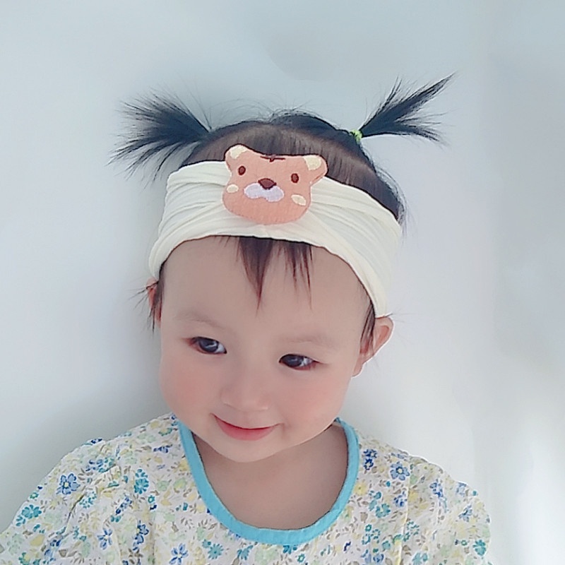Băng Đô Tai Thỏ / Hổ Bằng Vải Cotton Dễ Thương Dành Cho Em Bé Sơ Sinh