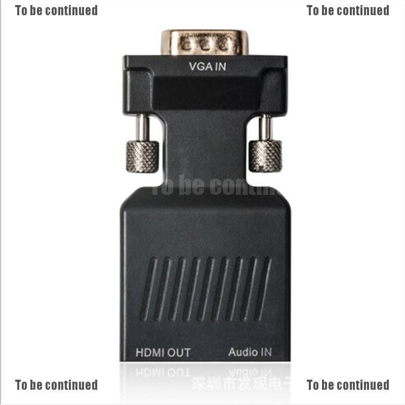 Đầu Chuyển Đổi 1080p Vga Sang Hdmi Kèm Cáp Âm Thanh Usb | BigBuy360 - bigbuy360.vn